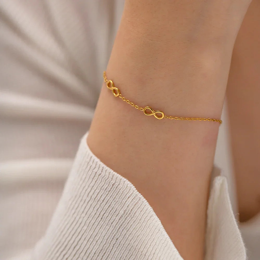 [Gaonasi]Everlasting Gold Bracelet