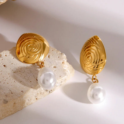 [Gaonasi]Eleonora Freshwater Pearl Earrings