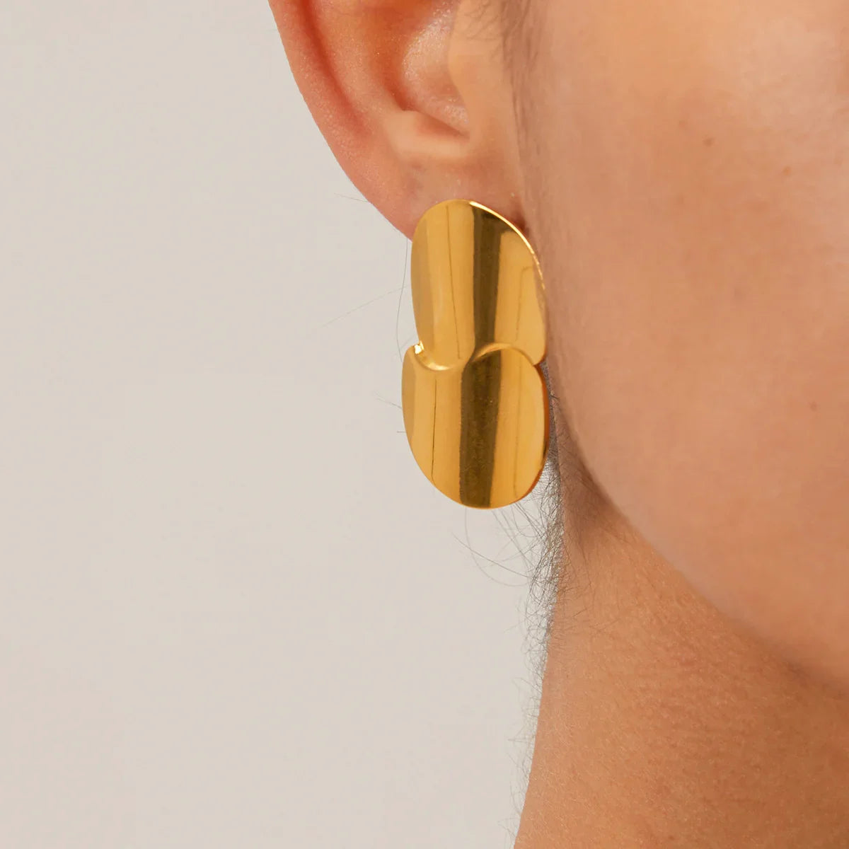 [Gaonasi]Mireille Gold Earrings