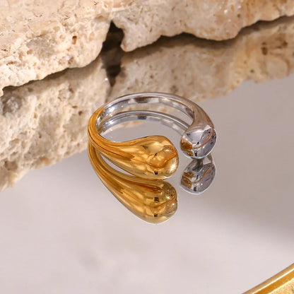[Gaonasi]Seren Two Tone Gold Ring