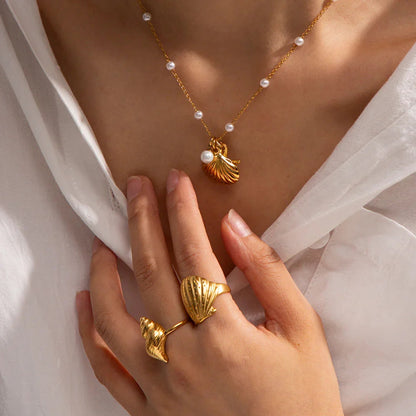 [Gaonasi]Rebecca Freshwater Pearl Necklace