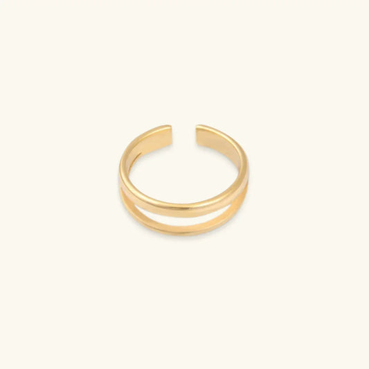 [Gaonasi]Olivia Layered Gold Ring
