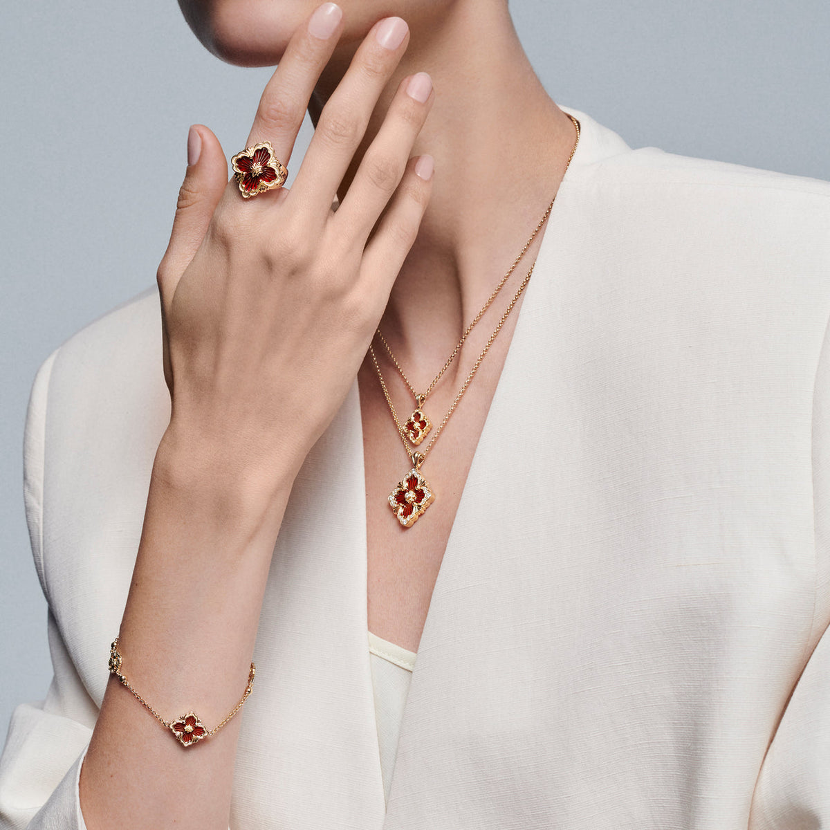 [Cadisa JEWELRY] OPERA TULLE ENAMEL BRACELET