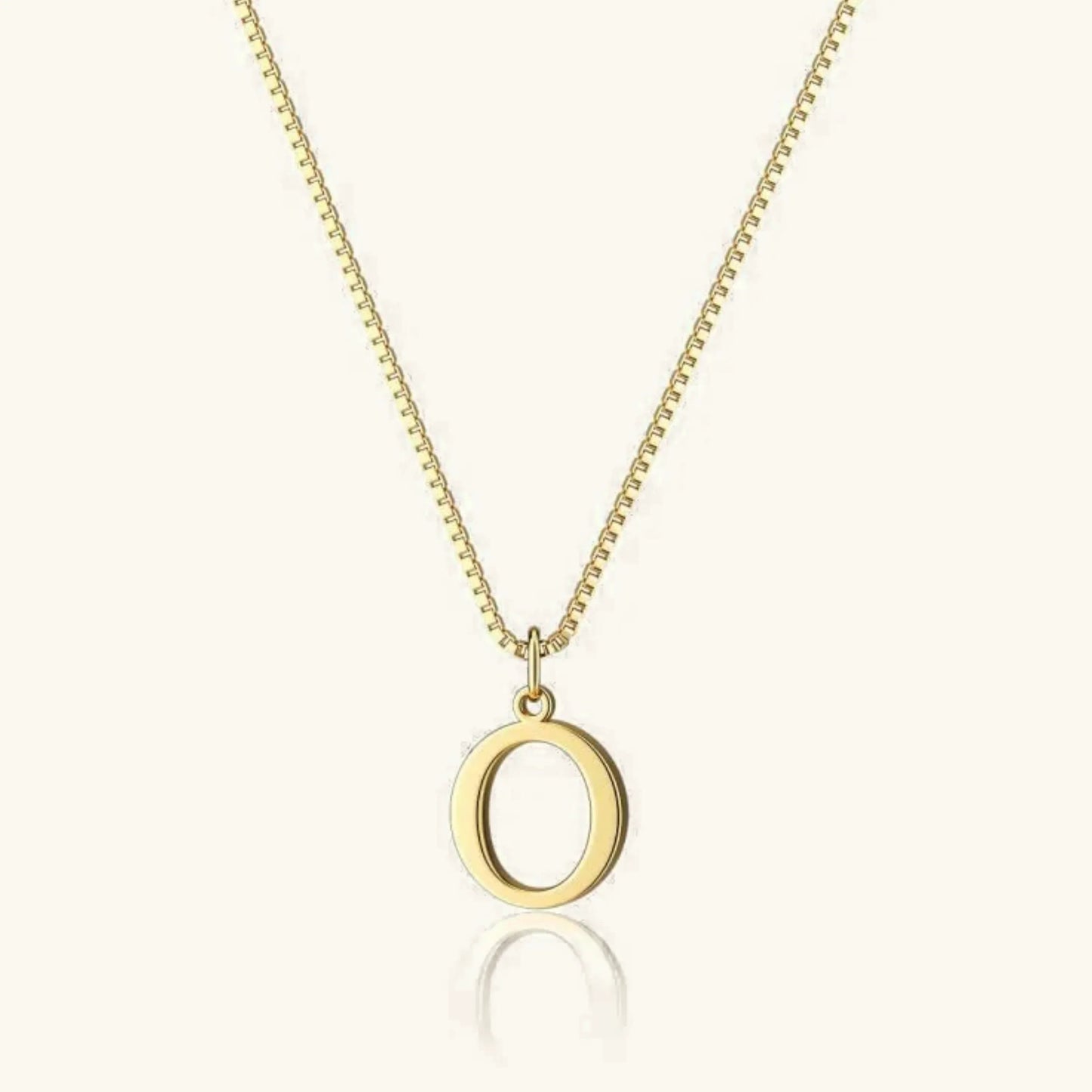 [Gaonasi]Therese Letter Initial Gold Necklace