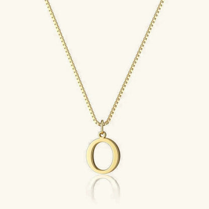 [Gaonasi]Therese Letter Initial Gold Necklace