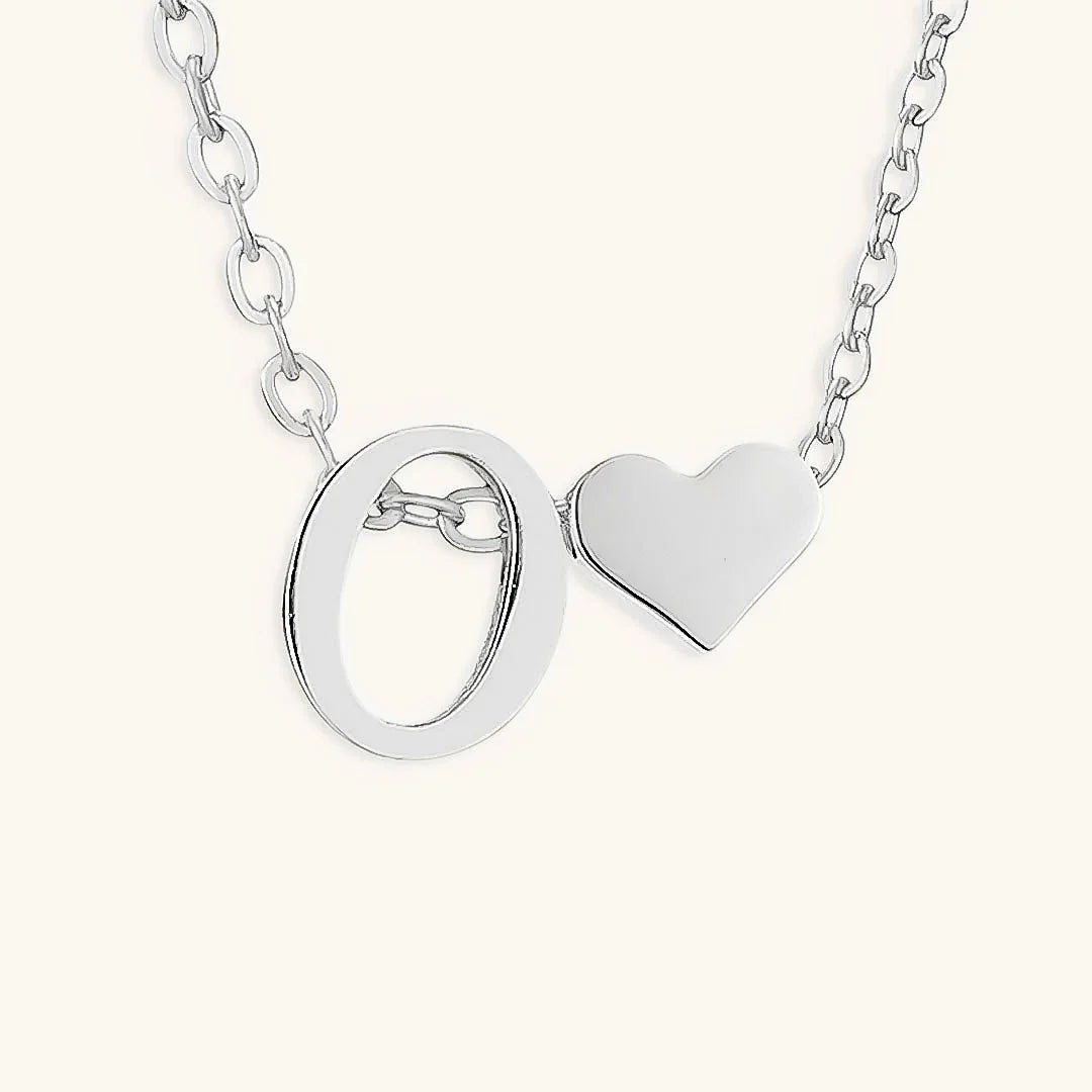 [Gaonasi]Ria Initial Letter Gold Necklace