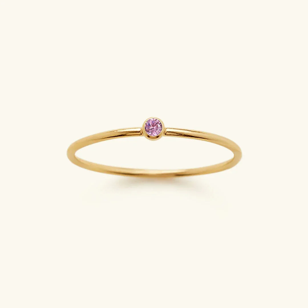 [Gaonasi]Amelia Birthstone Stacker Ring