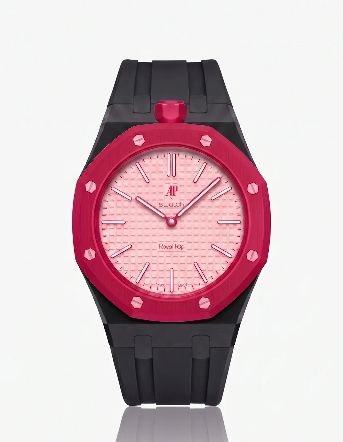 Silicone Strap &  Case  Royal Pop Otto Rosso(Customize  Colors)
