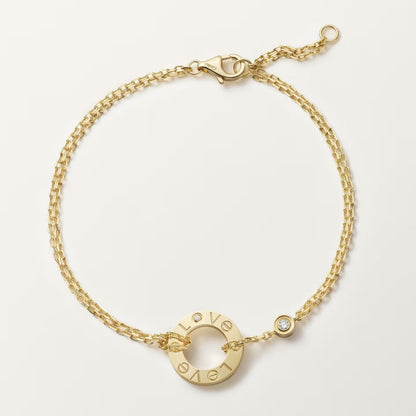 [Gaonasi Jewelry]LOVE BRACELET 2 DIAMOND