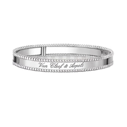 [Cadisa]CLOVER PERLEE BRACELET SIGNATURE ENGRAVING SERIES
