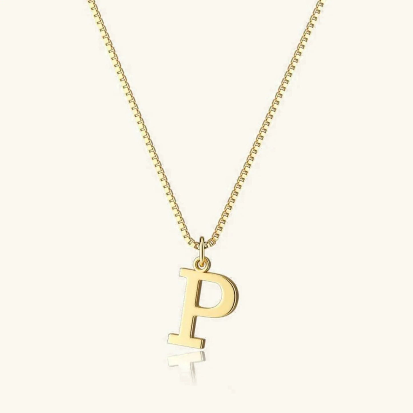 [Gaonasi]Therese Letter Initial Gold Necklace