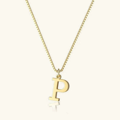 [Gaonasi]Therese Letter Initial Gold Necklace