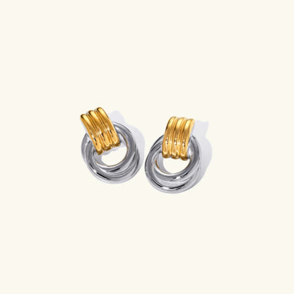 [Gaonasi]Luna Layered Hoop Earrings