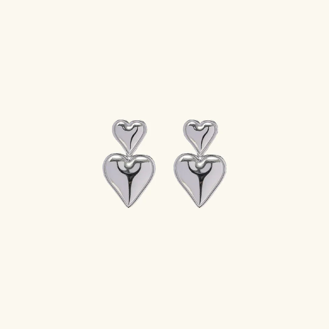 [Gaonasi]Zofia Gold Heart Earrings
