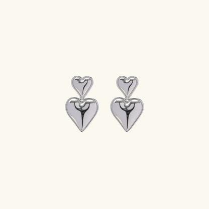 [Gaonasi]Zofia Gold Heart Earrings