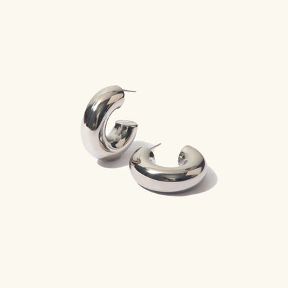 [Gaonasi]Natalia Chunky Gold Hoops