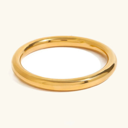 [Gaonasi]Lina Smooth Gold Bangle
