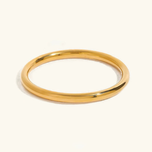 [Gaonasi]Lina Smooth Gold Bangle