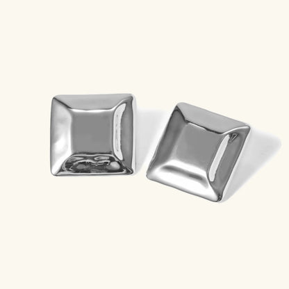 [Gaonasi]Fischer Chunky Pillow Earrings