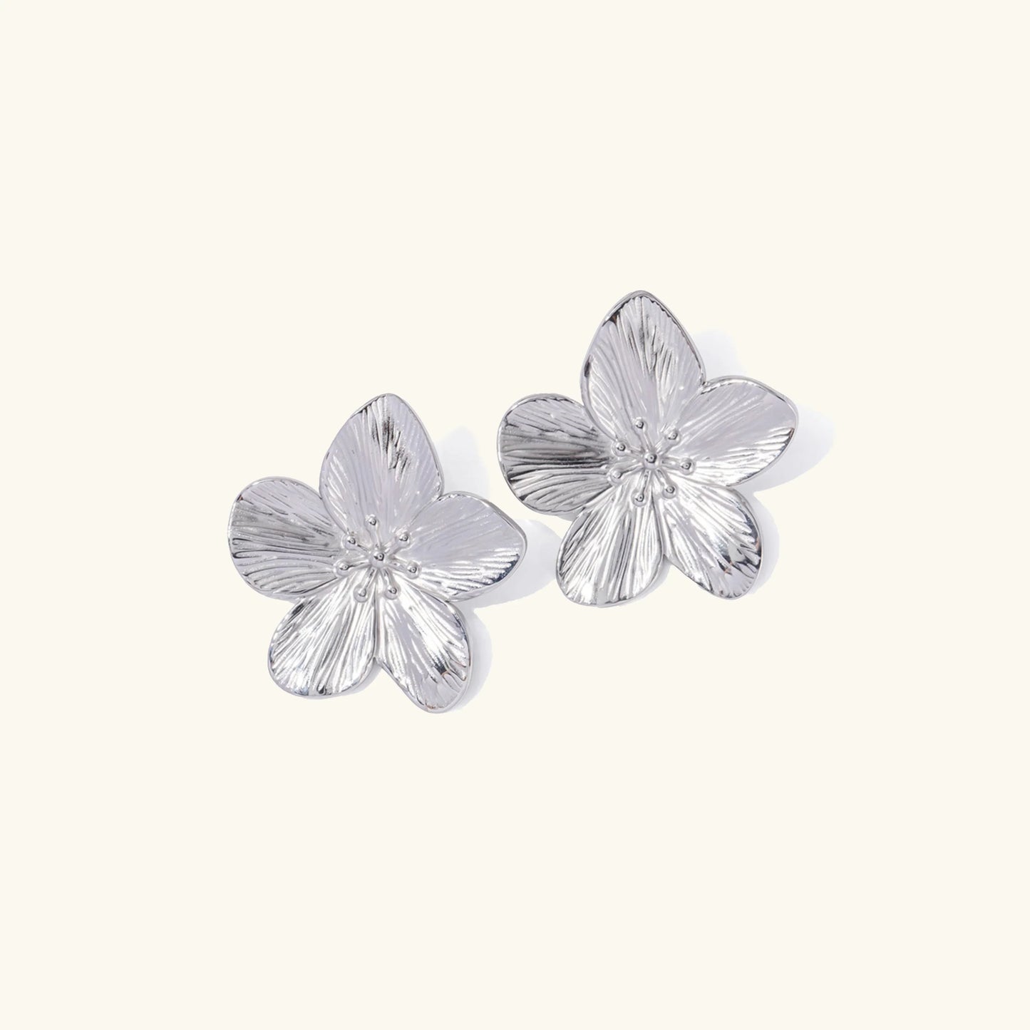 [Gaonasi]Allysa Flower Gold Earrings