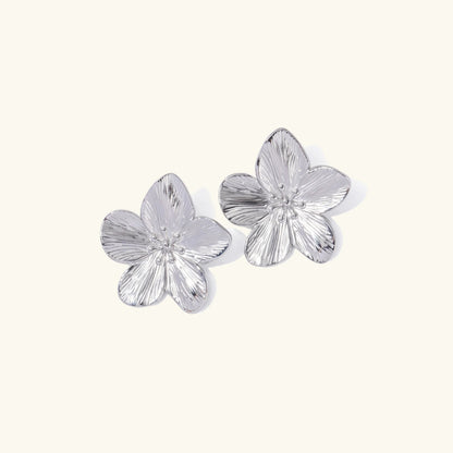 [Gaonasi]Allysa Flower Gold Earrings