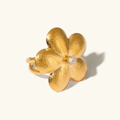 [Gaonasi]Flora Gold Petal Ring
