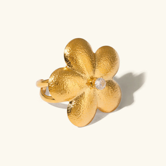 [Gaonasi]Flora Gold Petal Ring
