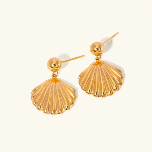 [Gaonasi]Delianna Shell Earrings