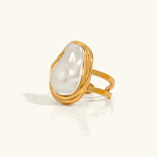 [Gaonasi]Charis Gold Pearl Ring