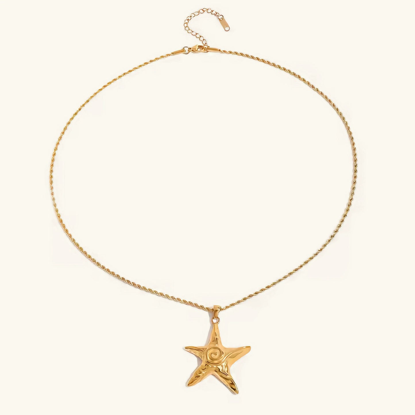 [Gaonasi]Tammy Gold Starfish Necklace