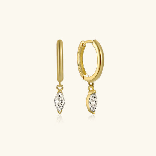[Gaonasi]Lacey Diamond Hoops
