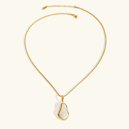 [Gaonasi]Marjorie Freshwater Pearl Necklace