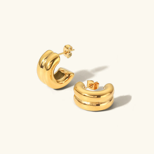 [Gaonasi]Henrietta Gold Earrings