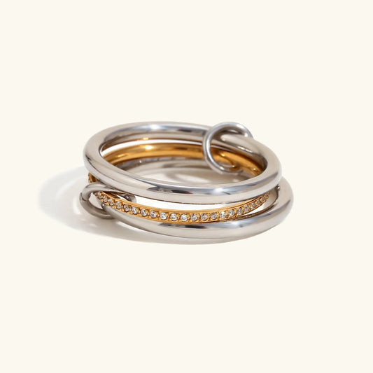 [Gaonasi]Belinda Diamond Ring Stack