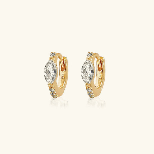 [Gaonasi]Mariah Mini Diamond Hoops