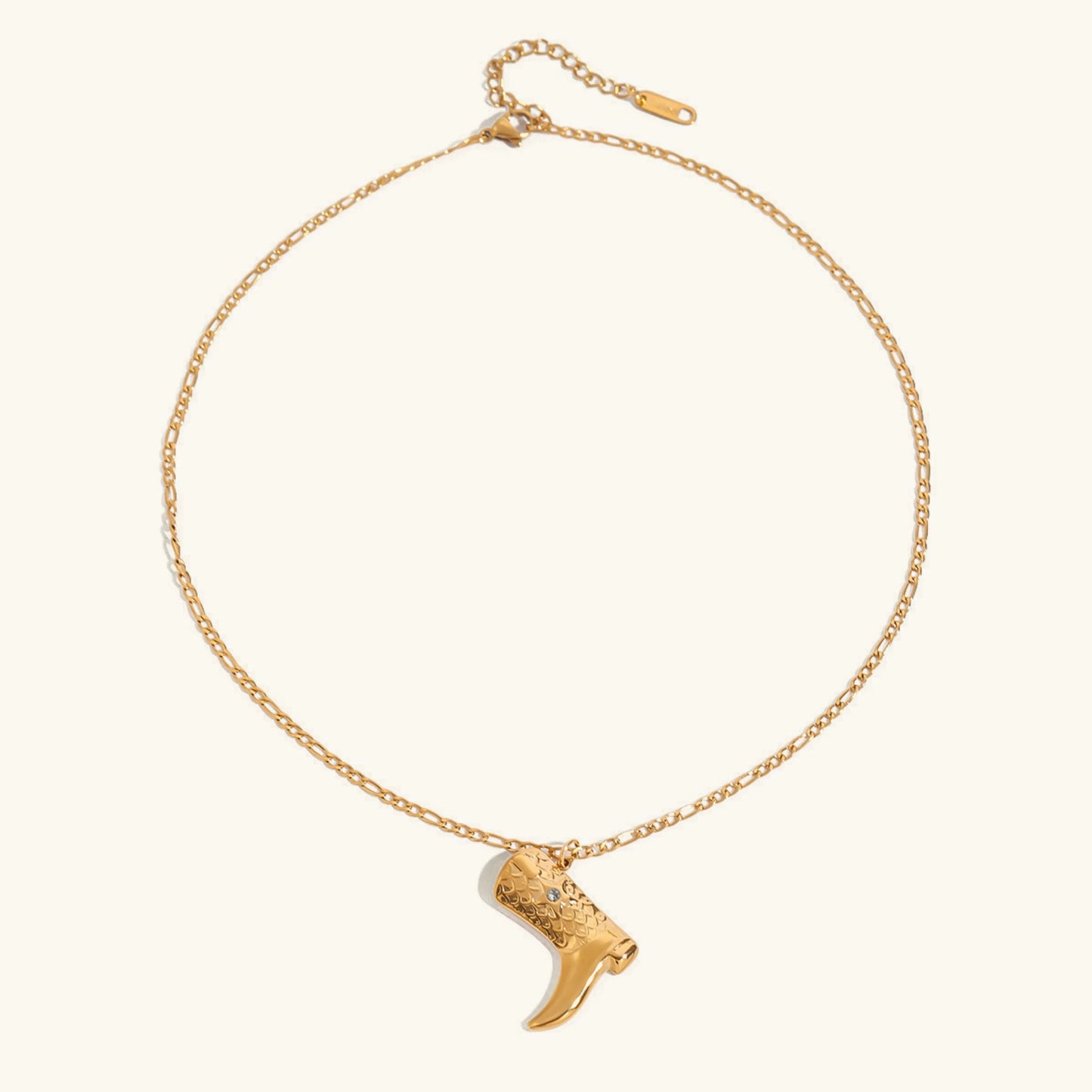 [Gaonasi]Makayla Gold Boot Pendant