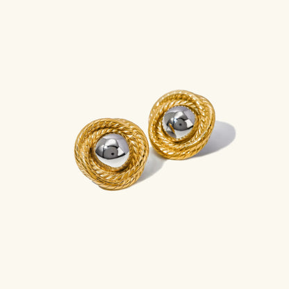 [Gaonasi]Ariadne Gold Earrings
