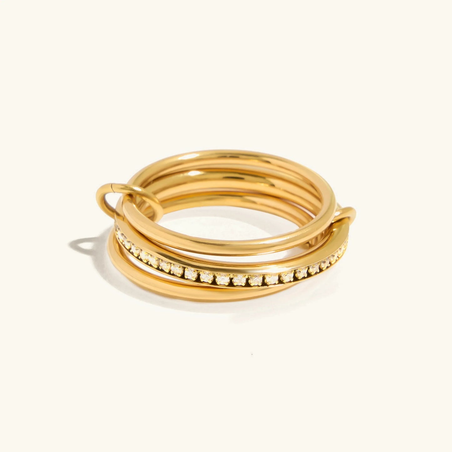 [Gaonasi]Divine Diamond Ring Stack