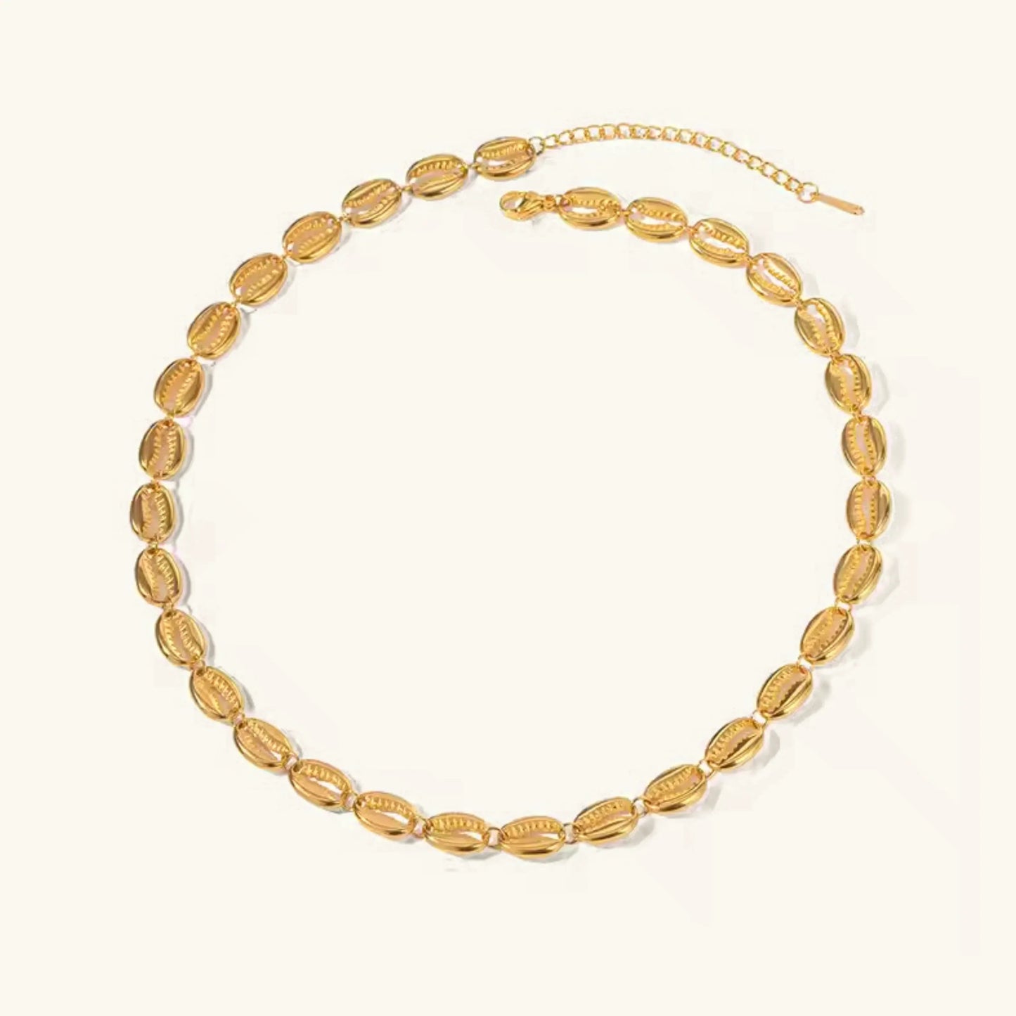 [Gaonasi]Pacifica Gold Seashell Necklace
