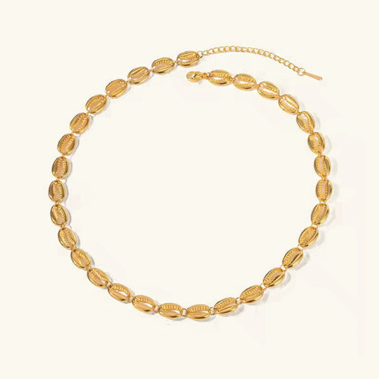 [Gaonasi]Pacifica Gold Seashell Necklace