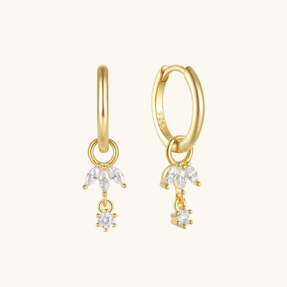 [Gaonasi]Brooke Removable Charm Hoops
