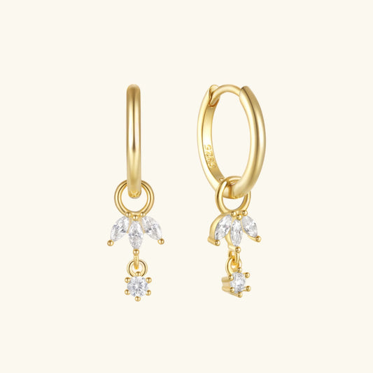 [Gaonasi]Brooke Removable Charm Hoops