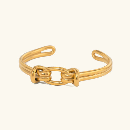 [Gaonasi]Luce Gold Knot Bangle