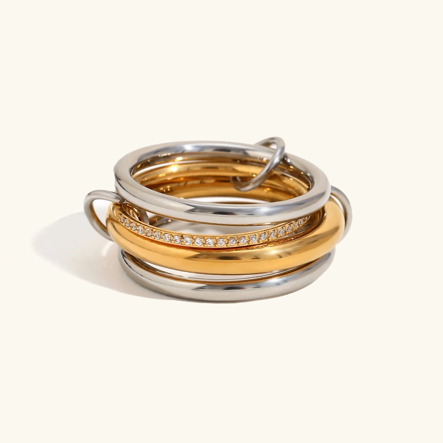 [Gaonasi]Stella Diamond Ring Stack