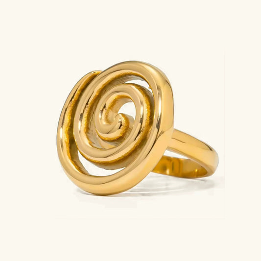 [Gaonasi]Christy Spiral Gold Ring
