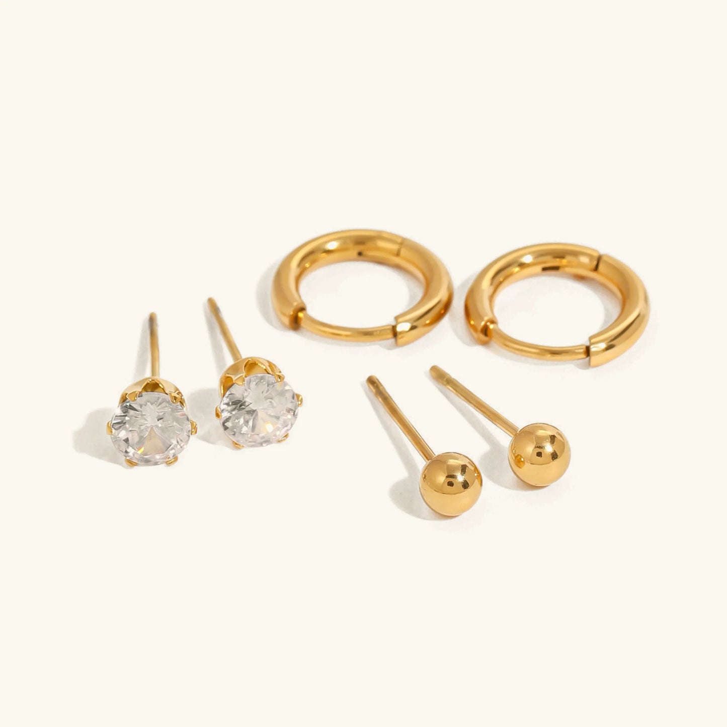 [Gaonasi]Megan Diamond Earring Bundle