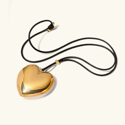 [Gaonasi]Ophelia Gold Heart Necklace