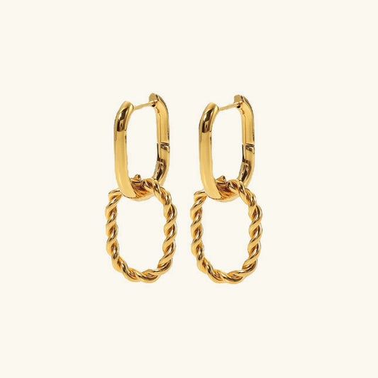[Gaonasi]Skadi Gold Earrings
