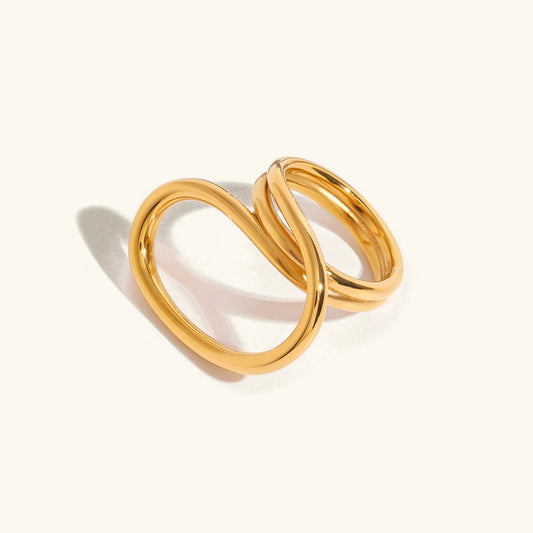 [Gaonasi]Meri Contemporary Gold Ring