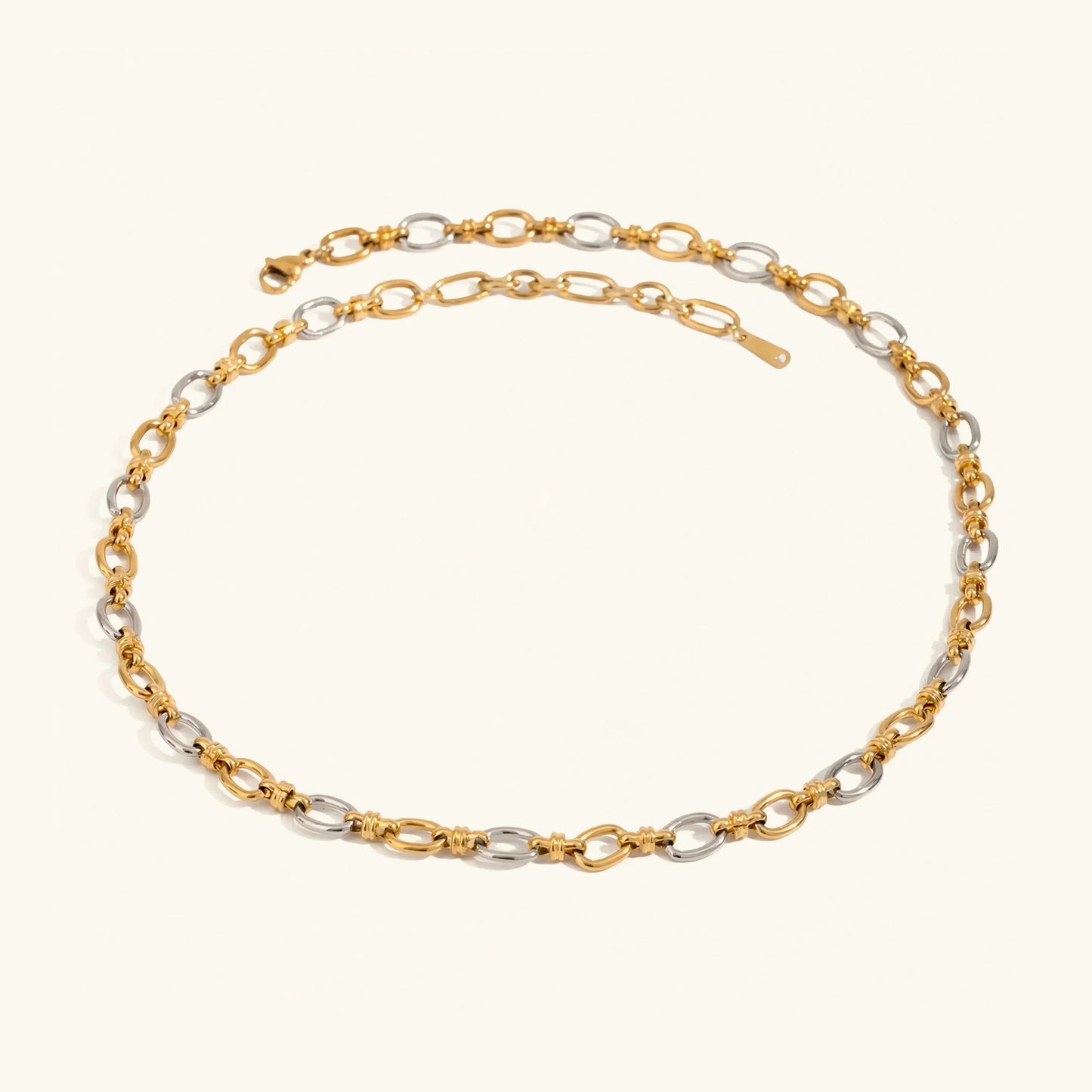 [Gaonasi]Addison Two Tone Gold Necklace
